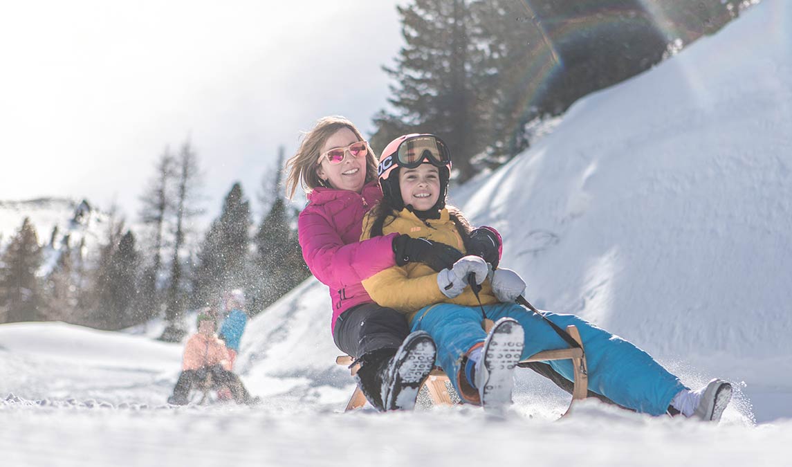 Sledding pistes